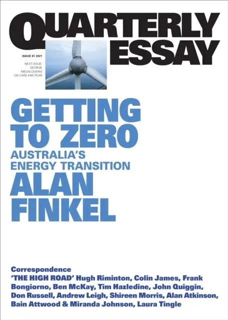 Alan Finkel - Quarterly Essay 81 Getting to Zero, E-bok. Tillgänglighet: Lägg i varukorg