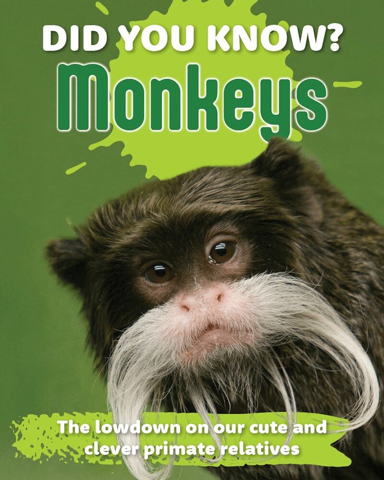 New Holland Publishers - Did You Know? Monkeys, Inbunden