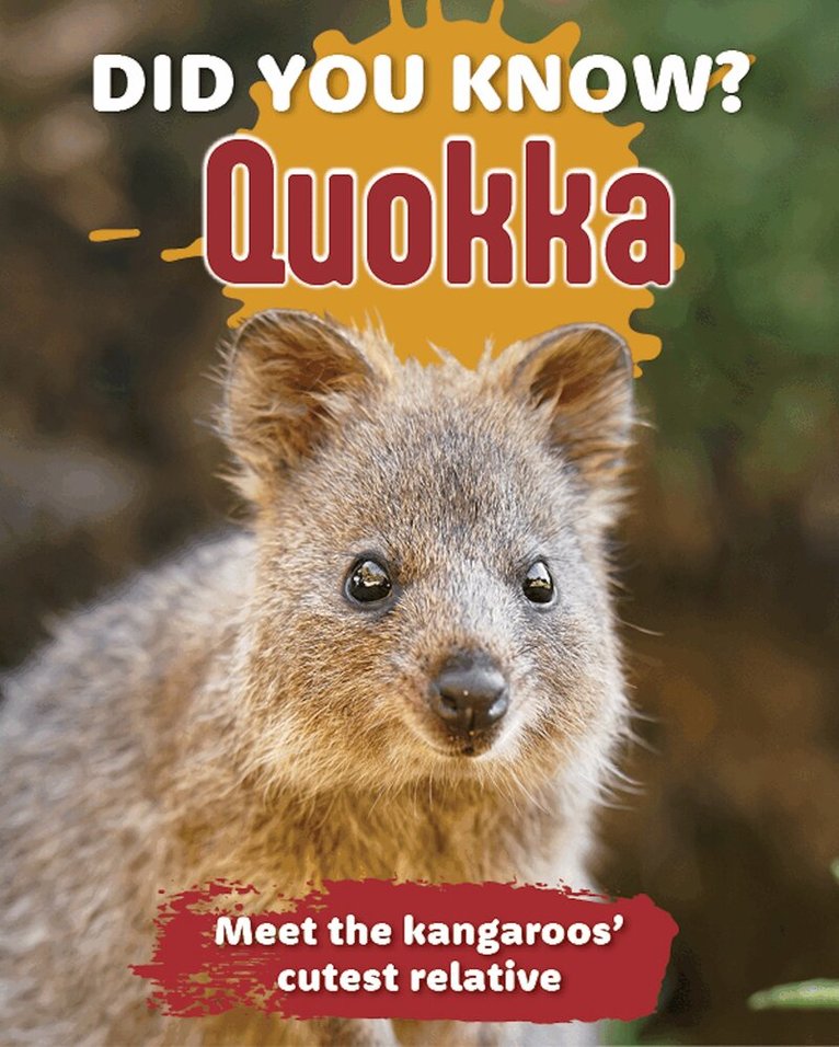 TBD - Did You Know? Quokka, Inbunden