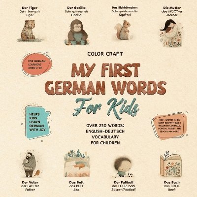 Color Craft - My First German Words Book For Kids, Häftad