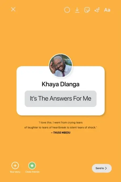 Khaya Dlanga - It's The Answers For Me, E-bok. Tillgänglighet: Lägg i varukorg