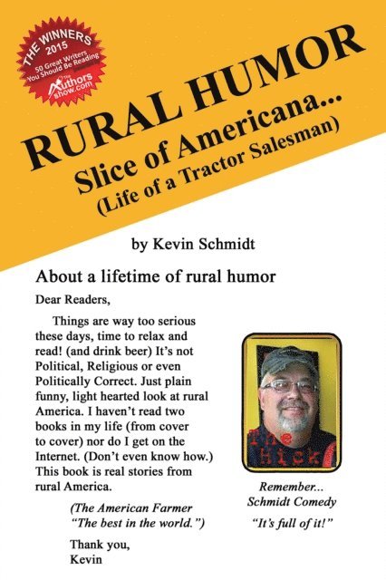 Kevin Schmidt - Rural Humor: Slice of Americana... (Life of a Tractor Salesman), E-bok