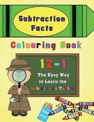 Magdalene Press - Subtraction Facts Colouring Book 12-1, Häftad