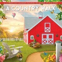Hopper Studios - A Country Walk 2027 12 X 24 Inch (Hanging) Monthly Square Wall Calendar Featuring the Artwork of Alan Giana Plastic-Free. Tillgänglighet: Lägg i varukorg