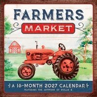 Hopper Studios - Farmer's Market 2027 12 X 24 Inch (Hanging) Monthly Square Wall Calendar Featuring the Artwork of Terri Morris Plastic-Free. Tillgänglighet: Lägg i varukorg