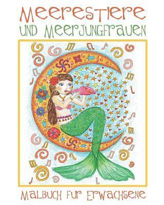 Acb - Meerestiere Und Meerjungfrauen: Malbuch Für Erwachsene Mit Süßen Bildern Mit Meeresjungfrauen Und Wassertieren (Fische, Delphine, Haie Usw.) Zum Ausma, Häftad