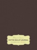 Large 8.5 x 11 Dotted Bullet Journal (Brown #13) Hardcover - 245 Numbered Pages
