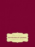 Large 8.5 x 11 Dotted Bullet Journal (Red Wine #20) Hardcover - 245 Numbered Pages