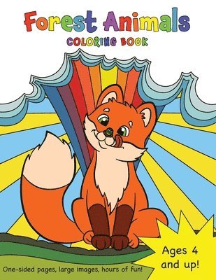 Engage Books - Forest Animals Coloring Book for Kids Ages 4-8!, Häftad
