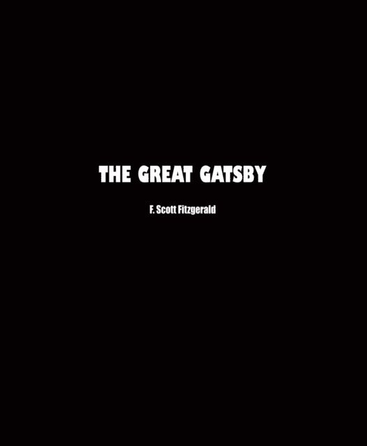 F Fitzgerald - Great Gatsby, E-bok