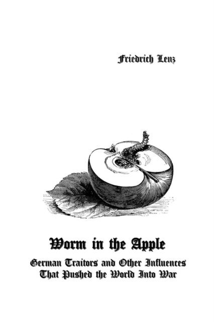 Friedrich Lenz - Worm in the Apple, E-bok