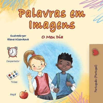 Kidkiddos Books - Words in Pictures - My Day (Portuguese Portugal Children's Book), Häftad. Tillgänglighet: Lägg i varukorg