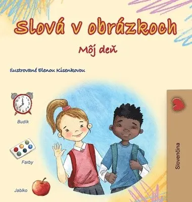 Kidkiddos Books - Words in Pictures - My Day (Slovak Children's Book), Inbunden. Tillgänglighet: Lägg i varukorg