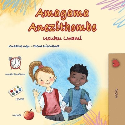 Kidkiddos Books - Words in Pictures - My Day (Zulu Children's Book), Häftad