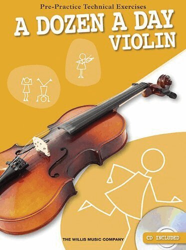 A Dozen a Day Violin: Pre-Practice Technical Exercises - Sheet Music Book with Audio CD Violin Warm-Up Exercise Collection for Fingering and Breathing, Häftad