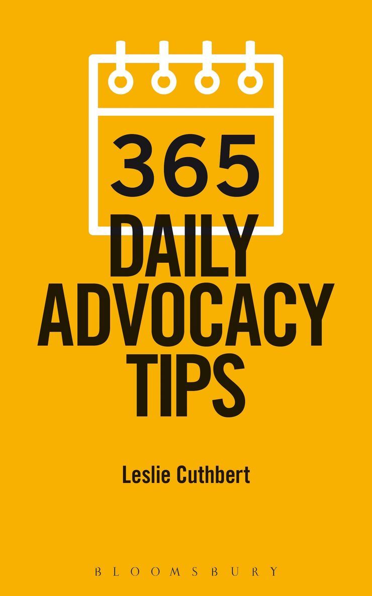 Leslie Cuthbert - 365 Daily Advocacy Tips, Häftad