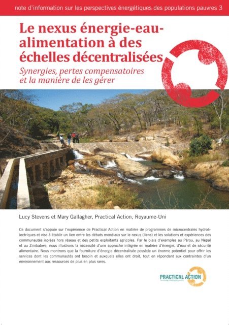 Lucy Stevens - Le nexus énergie-eau-alimentation à des échelles décentralisées, E-bok