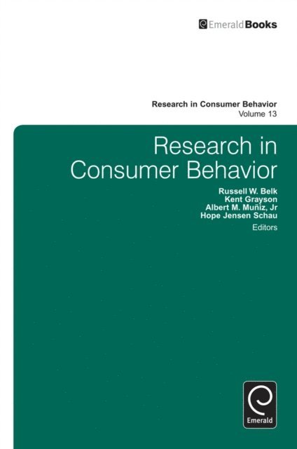 Albert M. MunizJr., Kent Grayson, Russell W. Belk - Research in Consumer Behavior, E-bok