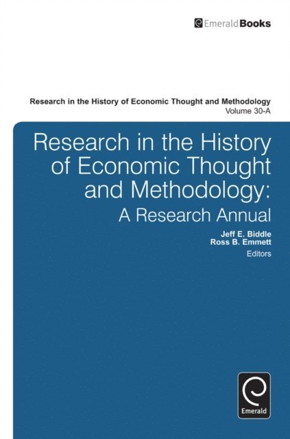 Jeff E. Biddle, Ross B. Emmett - Research in the History of Economic Thought and Methodology, E-bok