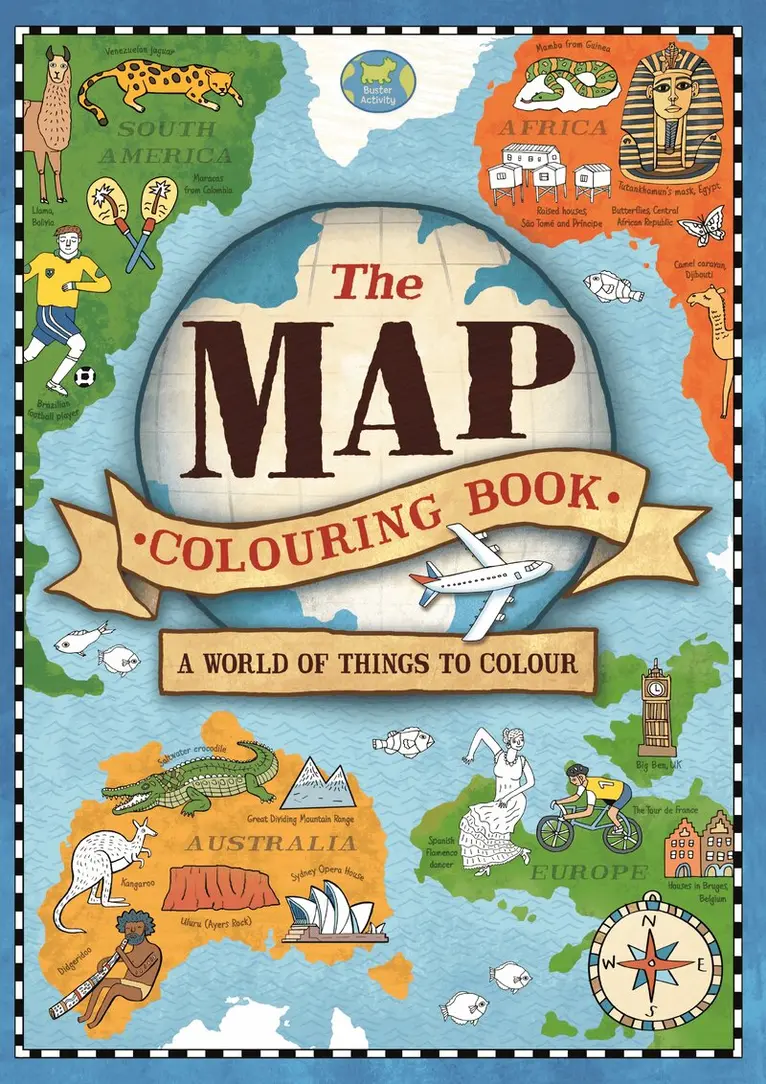 Natalie Hughes - Map Colouring Book, Häftad. Tillgänglighet: Tillfälligt slut