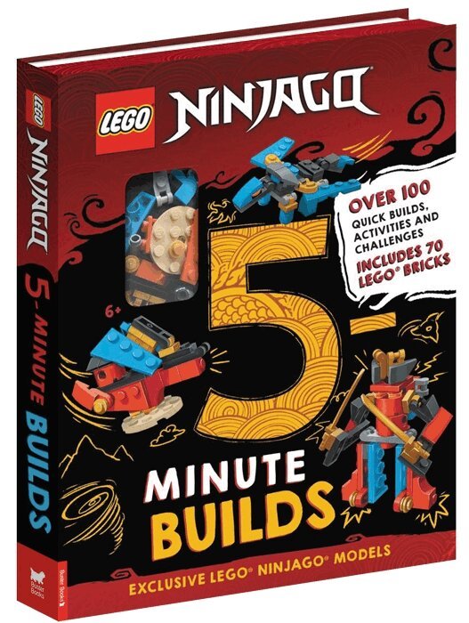 LEGO®, Buster Books - LEGO® NINJAGO®: Five-Minute Builds (with 70 LEGO bricks), Inbunden