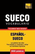 Vocabulario espanol-sueco - 9000 palabras mas usadas