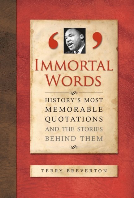 Terry Breverton - Immortal Last Words, E-bok