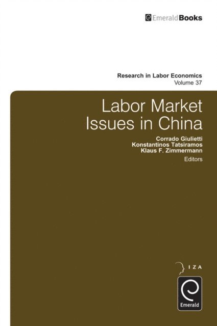 Konstantinos Tatsiramos, Solomon W. Polachek - Labor Market Issues in China, E-bok