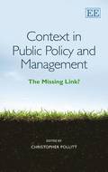 Context in Public Policy and Management