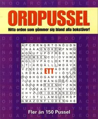 e-Bok Ordpussel 1  hitta orden som gömmer sig bland alla bokstäver!