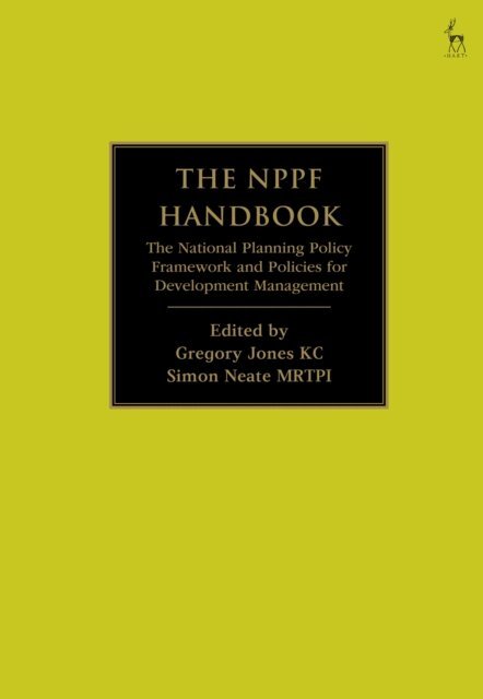 Gregory Jones KC, Simon Neate - NPPF Handbook, E-bok