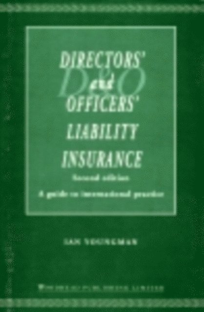 Ian Youngman - Directors' and Officers' Liability Insurance, E-bok