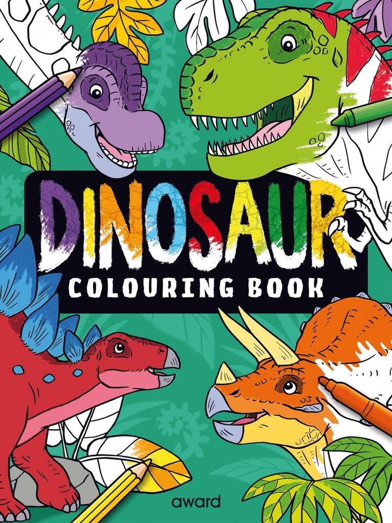 Dinosaur Colouring Book, Häftad