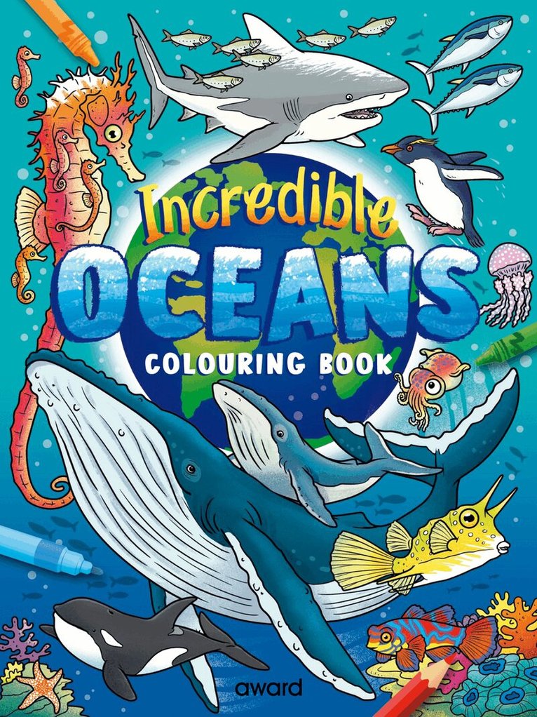 Incredible Oceans Colouring Book, Häftad