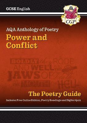 CGP Books, CGP Books - GCSE English AQA Poetry Guide - Power & Conflict Anthology inc. Online Edition, Audio & Quizzes, Övrigt
