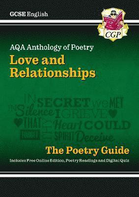 CGP Books, CGP Books - GCSE English AQA Poetry Guide - Love & Relationships Anthology inc. Online Edn, Audio & Quizzes, Övrigt