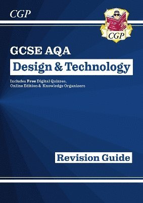 CGP Books, CGP Books - GCSE Design & Technology AQA Revision Guide (w/ Online Edition, Quizzes & Knowledge Organisers). Tillgänglighet: Lägg i varukorg
