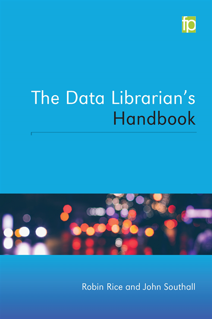 John Southall, Robin Rice - Data Librarian's Handbook, E-bok