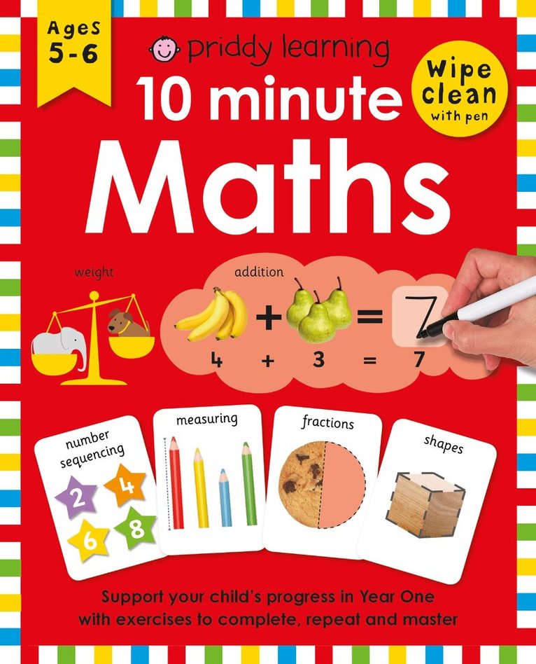 Priddy Books, Roger Priddy - 10 Minute Maths, Häftad. Tillgänglighet: Lägg i varukorg