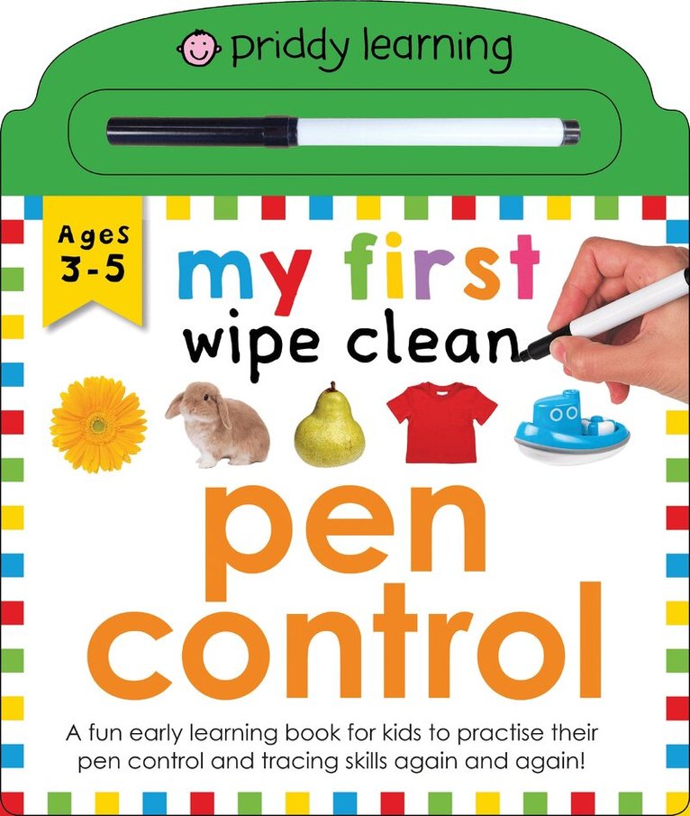Priddy Books, Roger Priddy - My First Wipe Clean: Pen Control, Kartonnage