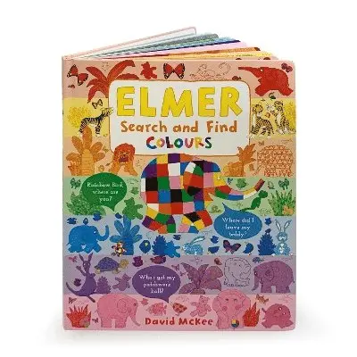 David McKee - Elmer Search and Find Colours, Kartonnage. Tillgänglighet: Lägg i varukorg