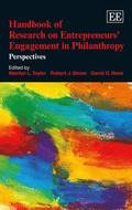 Handbook of Research on Entrepreneurs Engagement in Philanthropy