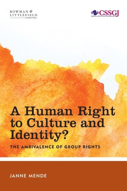 Janne Mende - Human Right to Culture and Identity, E-bok