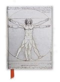 Da Vinci's Vitruvian Man Foiled Journal