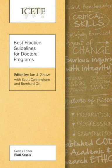 Bernhard Ott, Scott Cunningham, Ian J. Shaw - Best Practice Guidelines for Doctoral Programs, E-bok
