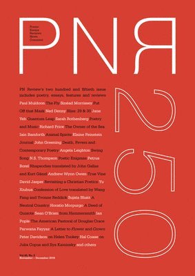 Andrew Latimer, Michael Schmidt - PN Review 250, Häftad