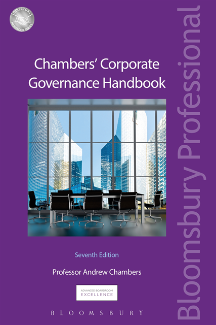 Andrew D Chambers - Chambers' Corporate Governance Handbook, E-bok
