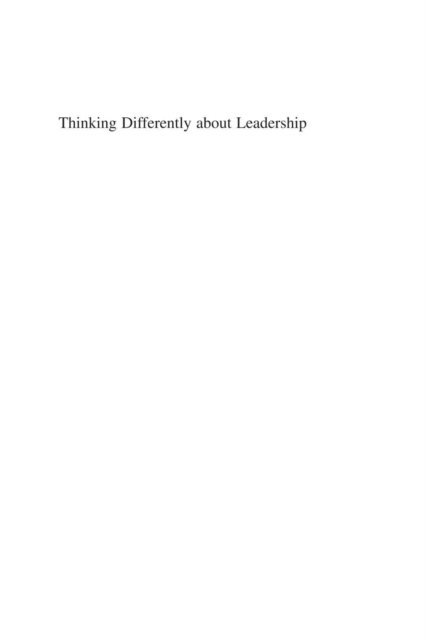 Suze Wilson - Thinking Differently about Leadership, E-bok