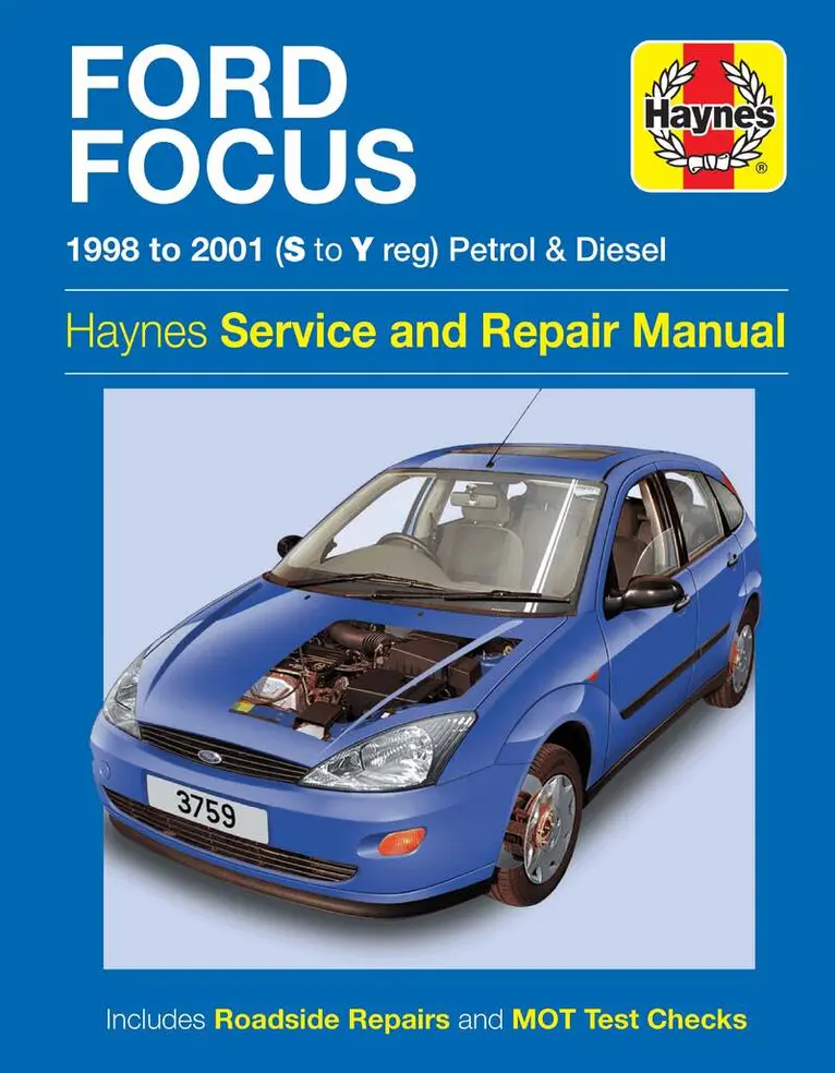 Ford Focus Petrol & Diesel (98 - 01) Haynes Repair Manual