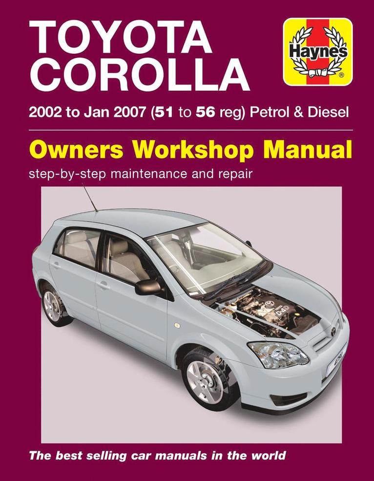 Haynes Publishing - Toyota Corolla (02 - Jan 07) 51 to 56, Häftad